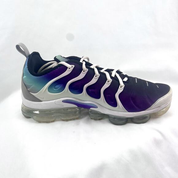 Nike Air VaporMax Plus VM Purple Teal Gradient White Cage Mens Sz 10 924453-101 main image 8